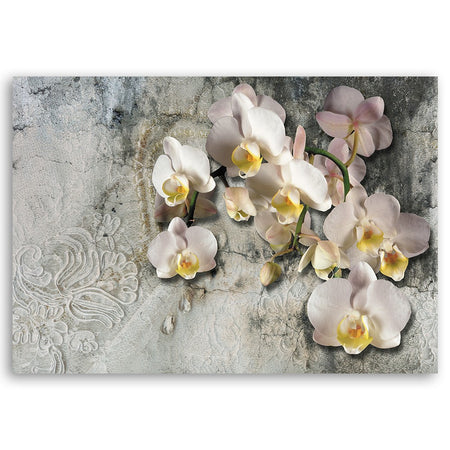 Quadro su tela, Fiori di orchidee soleggiate