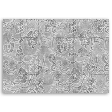 Quadro su tela, Piastrelle grigie