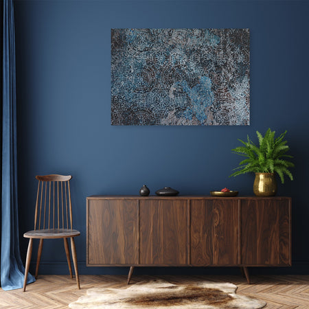 Quadro su tela, Mandala orientale vintage