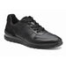 Scarpa Sporty Nero Sneaker Cameriere in Pelle con Lacci Classica Certificazione Antiscivolo