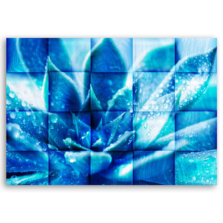 Quadro su tela, Fiore blu