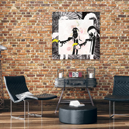 Quadro su tela, Fiction Pulp di Banksy