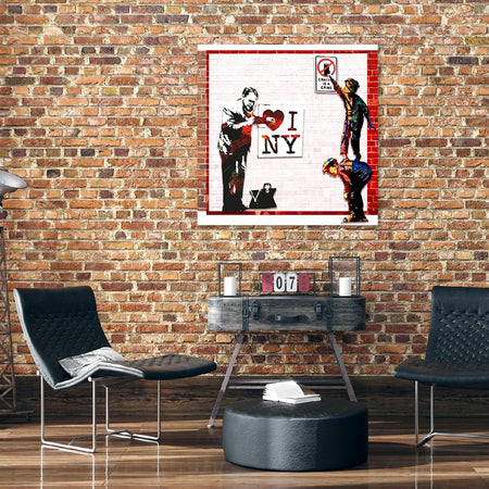 Quadro su tela, Banksy and Love New York
