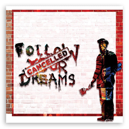 Quadro su tela, Banksy Sogni insoddisfatti di street art