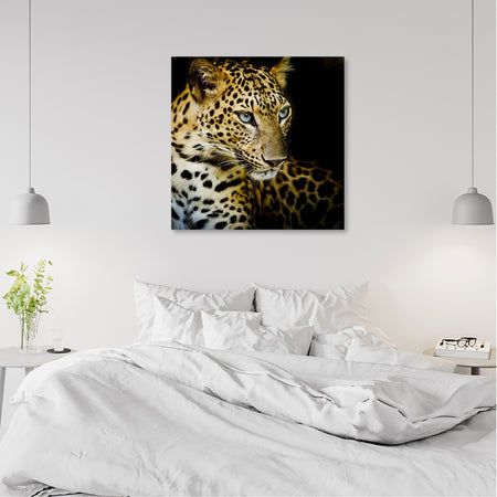 Quadro su tela, Leopardo maestoso