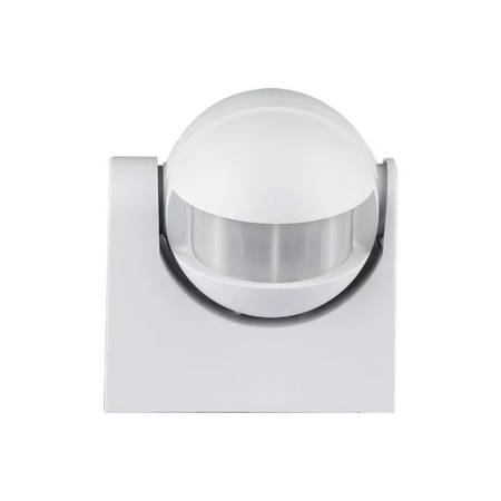 Ecoprice Sensore a Infrarossi Da Parete IP44 Bianco