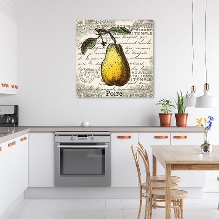 Quadro su tela, Pera vintage