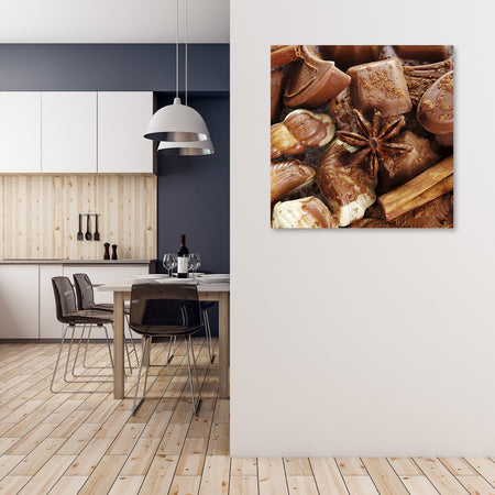 Quadro su tela, Cioccolato con anice