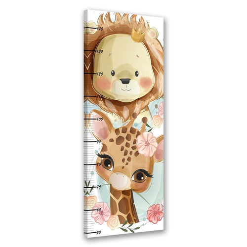 Grafico di Crescita per Bambini, Leone e giraffa