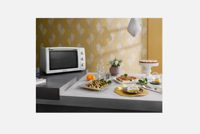 De'Longhi EO32502.WG Sfornatutto Forno Elettrico 32 Litri 2000 W Bianco