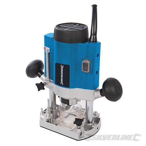 Fresatrice 1020 W a immersione regolabile per legno verticale Silverline - Eternal Brico