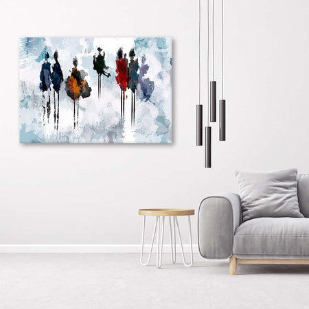 Quadro su tela, Pittura astratta delle donne