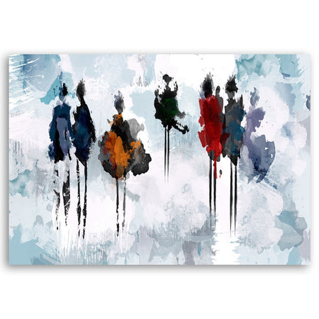 Quadro su tela, Pittura astratta delle donne