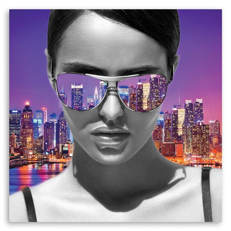 Quadro su tela, Tela, Pop Art Donna a New York