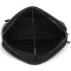 Sei G pochette nera da uomo con lucchetto ID