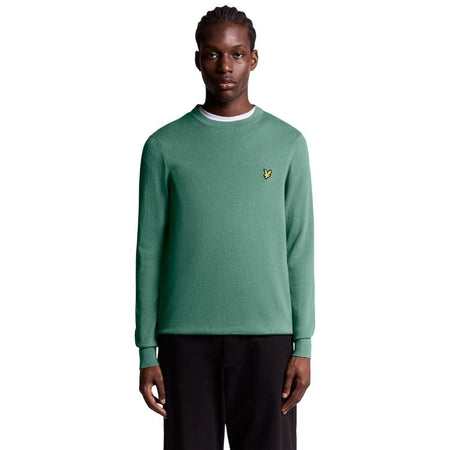 Lyle & Scott pullover merino verde KN2110VC