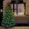 Albero di natale con 550 gocce led RGB in PE Effetto Real Touch h 230 cm