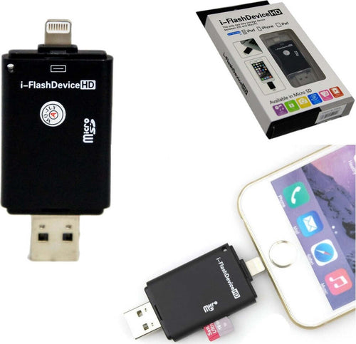 32GB I-FLASH HD USB SMARTPHONE LETTORE SCHEDA MICROSD TF PER CELLULARI E PC  Trade Shop italia - Napoli, Commerciovirtuoso.it