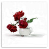 Quadro su tela, Rose rosse in un vaso