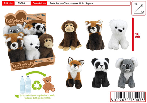 Cuoricini Animali della Foresta 16cm