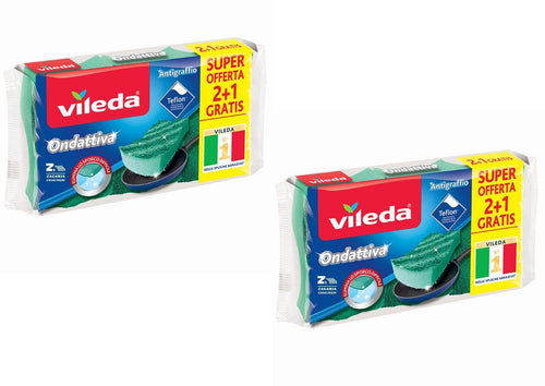 VILEDA SPUGNA ONDATTIVA MILLEUSI 2+1 --INSERZIONE PER 2 CONF