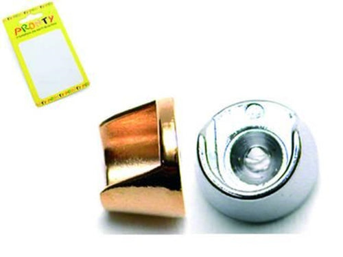 SUPPORTO LATERALE PER TUBO TONDO DIAM MM 10 COLORE ORO - CA 511 -- PZ 2