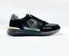 LAMBORGHINI Sneakers running nera e oro loggata
