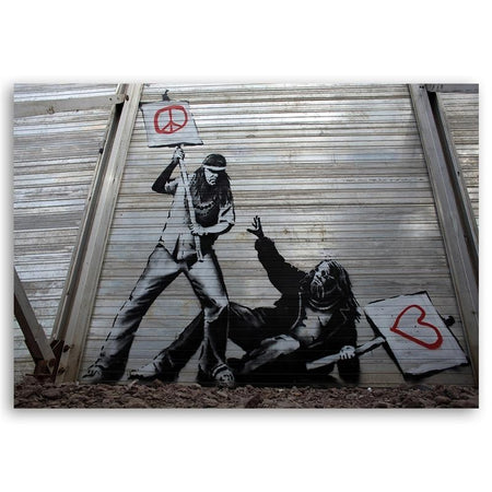 Quadro su tela, Banksy Arte di strada Graffiti