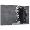Quadro su tela, Buddha sfondo grigio