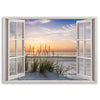Quadro su tela, Vista dalla finestra sulla spiaggia