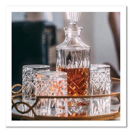 Quadro su tela, Caraffa per whisky