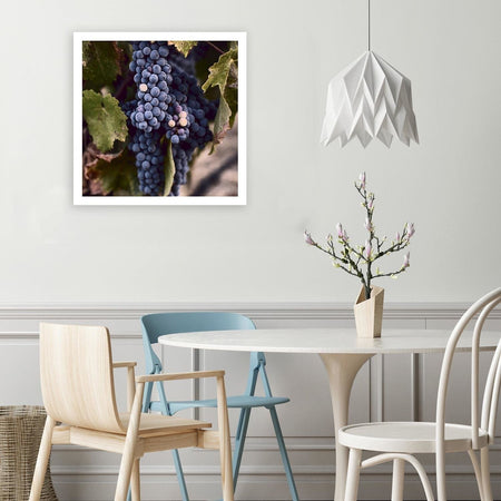 Quadro su tela, Impianto di foglie d'uva