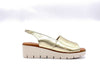 LUXDIVE Sandalo Donna Zeppa Oro