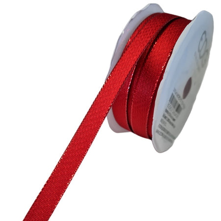 Nastro classico per decorazioni e confezioni natalizie, rotolo da 10 metri