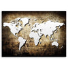 Quadro su tela, Mappa del Vecchio Mondo Vintage