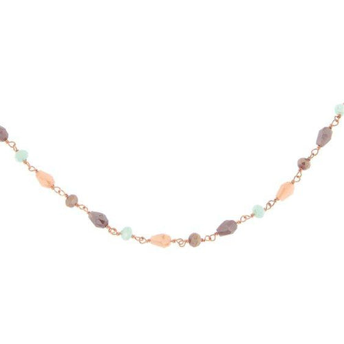 Alisei Collana Donna Rosario mix rosa