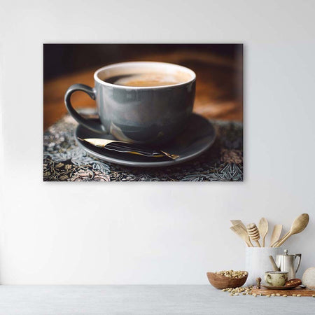 Quadro su tela, Tazza da caffè cappuccino