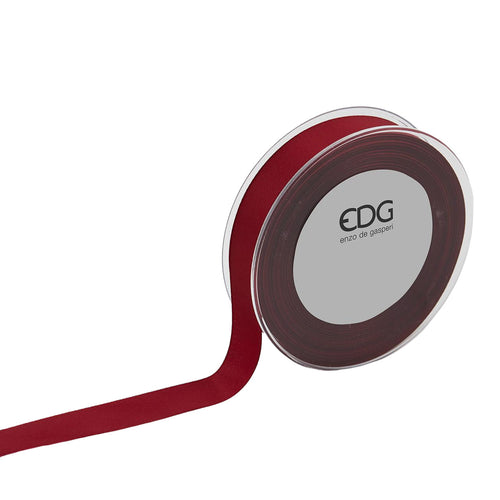 Nastro decorativo Delizia tinta unita per decorazioni e confezioni natalizie, rotolo da 50 metri