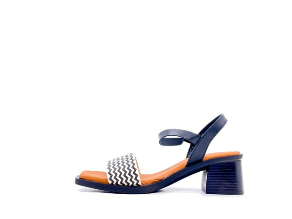 LUXDIVE Sandalo Donna Nero/ Latte