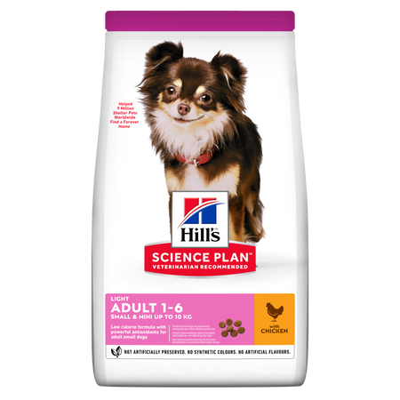 Hill's Light secco Cani Adulti Mini pollo 1,5 kg