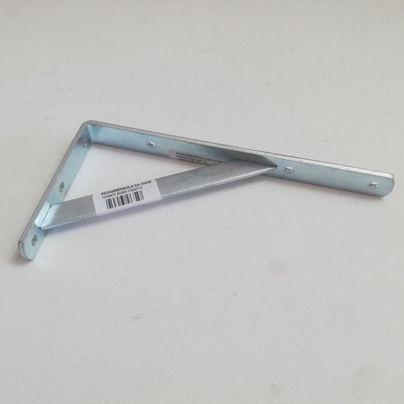 Reggimensola staffa zincata da 40cm con saetta di rinforzo