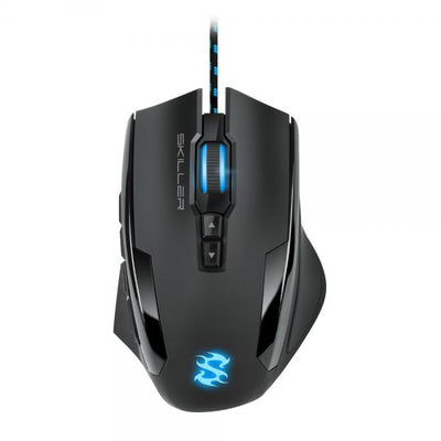 SHARKOON MOUSE GAMING SKILLER-SGM1, 1600 DPI, RGB, 6 TASTI CONFIGURABILI, USB, 1.8MT