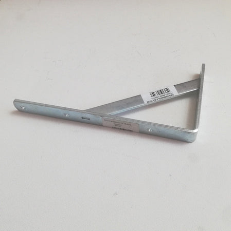 Reggimensola staffa zincata da 30cm con saetta di rinforzo