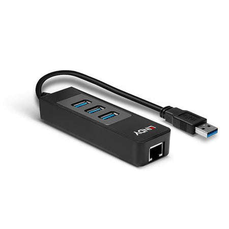 LINDY ADATTATORE USB 3.1 GIGABIT ETHERNET HUB
