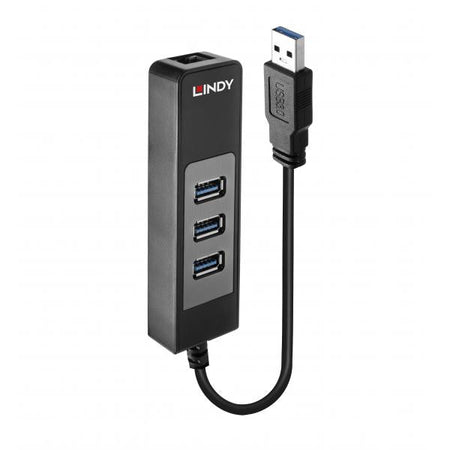 LINDY ADATTATORE USB 3.1 GIGABIT ETHERNET HUB