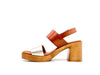 LUXDIVE Sandalo Donna Cuopla Cuoio Gold