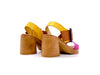 LUXDIVE Sandalo Donna Multi Fuxia Cuoio