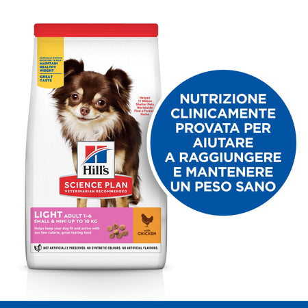 Hill's Light secco Cani Adulti Mini pollo 1,5 kg