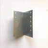 Piastra 90x90x3,5mm angolo da 90° in acciaio zincato
