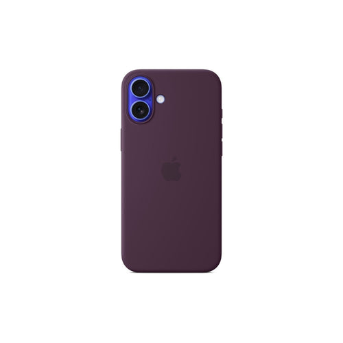 Apple iphone 16 silicone case magsafe plum myy43zm/a